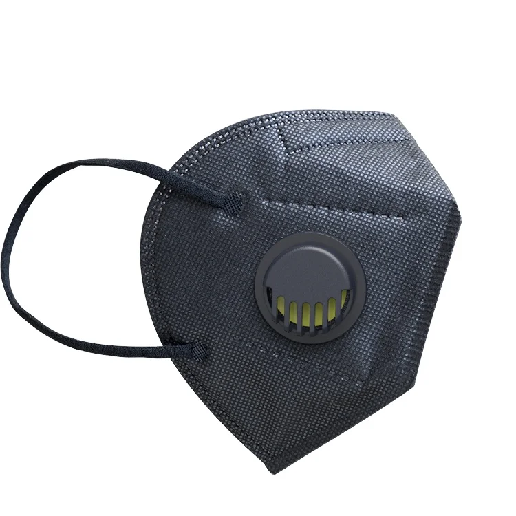 Designer Womens Packaging Custom Logo Washable With Filter Private Label Branded Ffp2 Black Disposable Wholesale Kn95 Face Mask