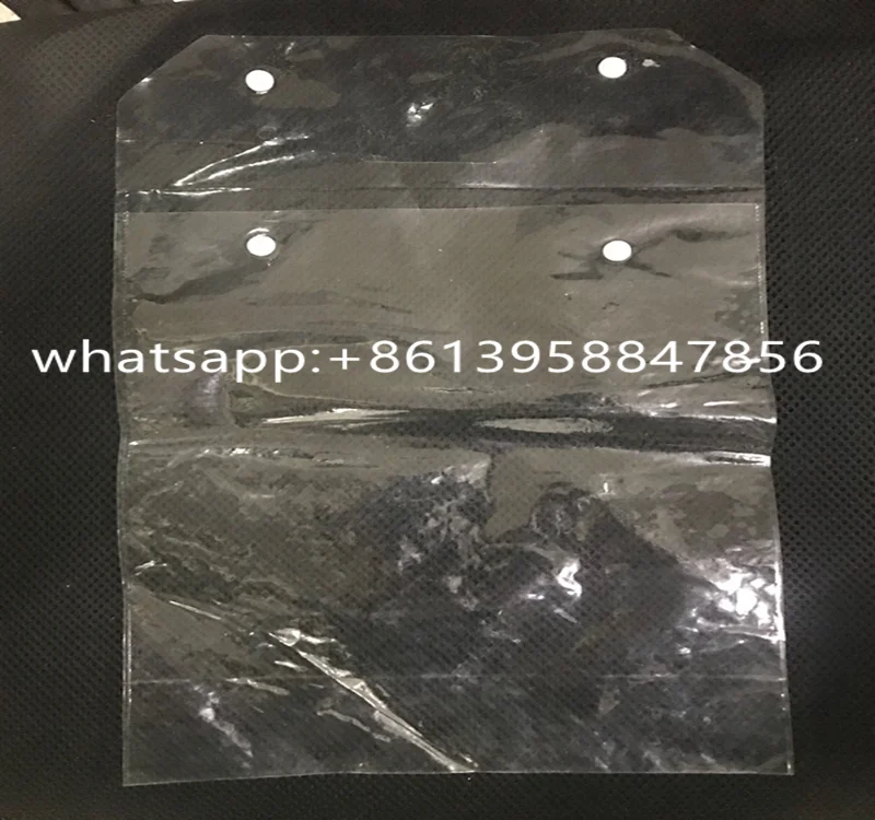 Automatic PVC Snap Button Bag Making Machine