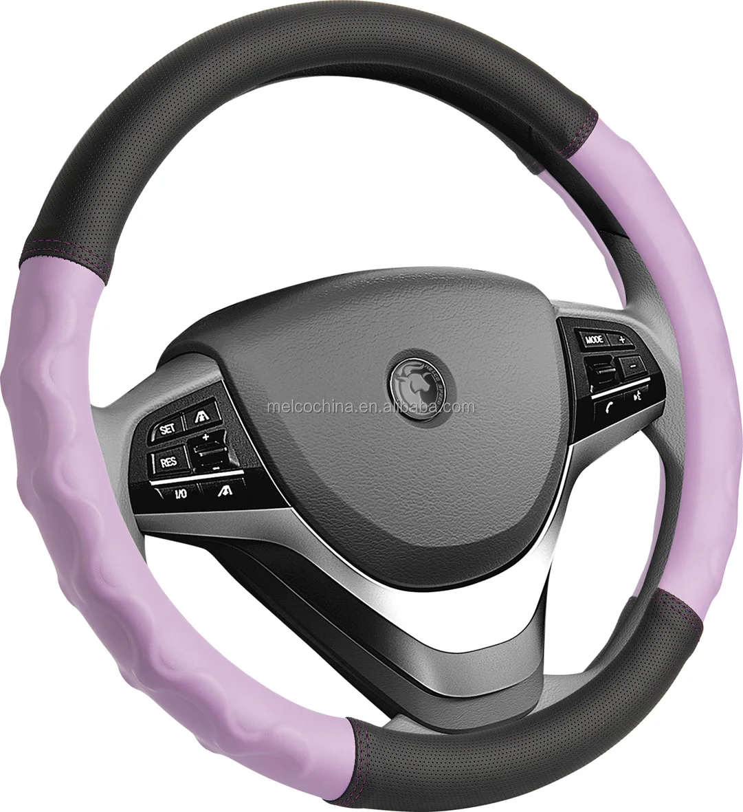 MELCO LBL Universal Fit for 14 inch Boat Steering Wheel Cover, UTV Steering Wheel Cover,Polaris RZR Steering Wheel Cover