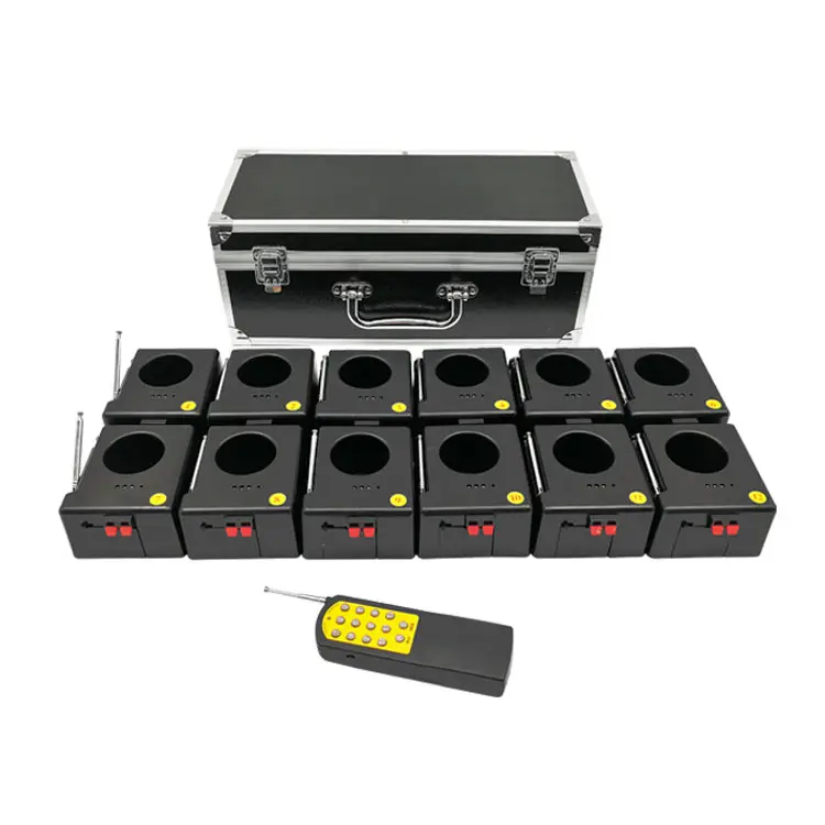 12 cues indoor cold Wedding stage fireworks show fireworks firing system