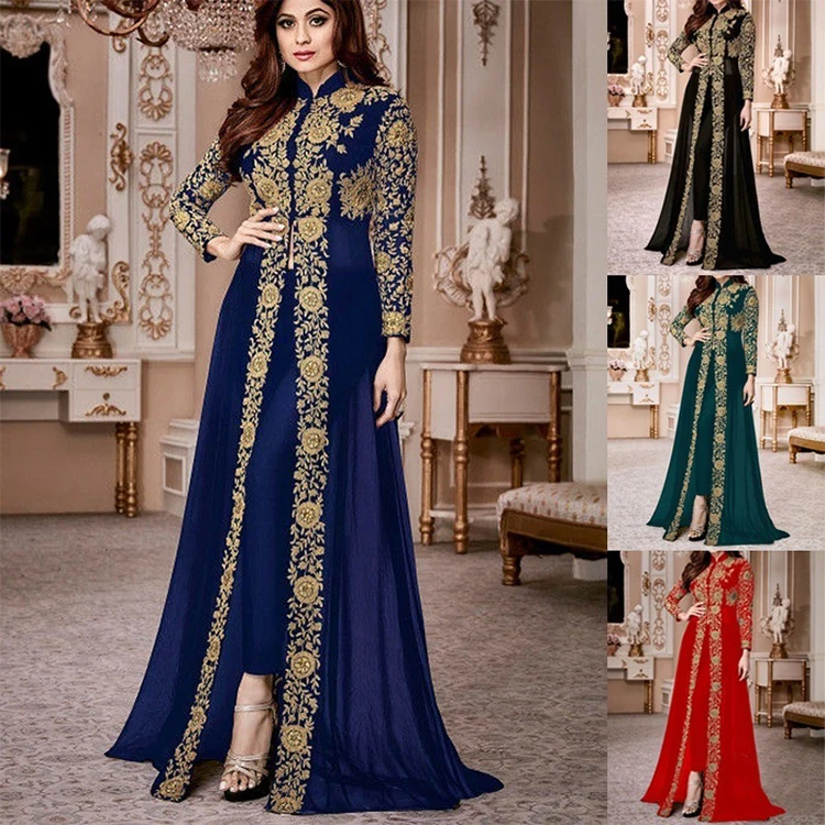 Wholesale New 2023 Evening Dresses Turkey Abaya Islamic Moroccan Kaftan For Women Caftan Moroccan Kaftans Dubai