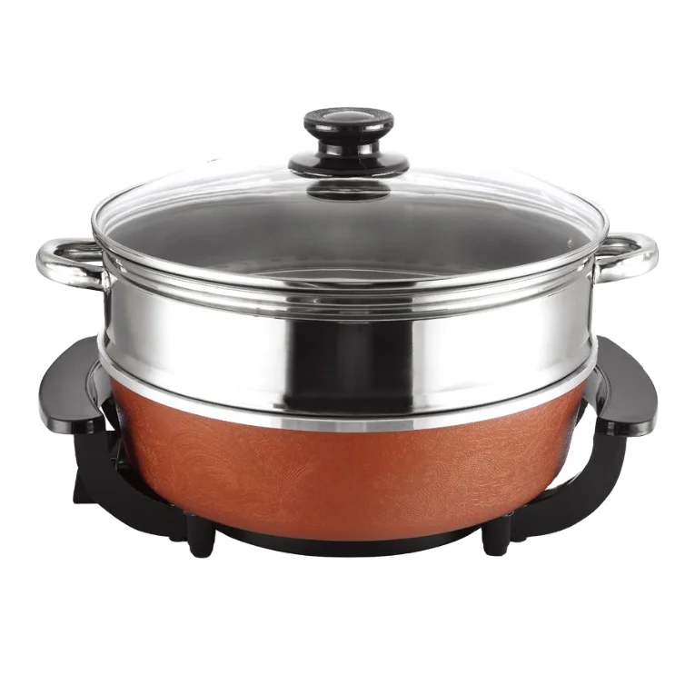 
 Литой под давлением алюминиевый антипригарный электрический горячий горшок  