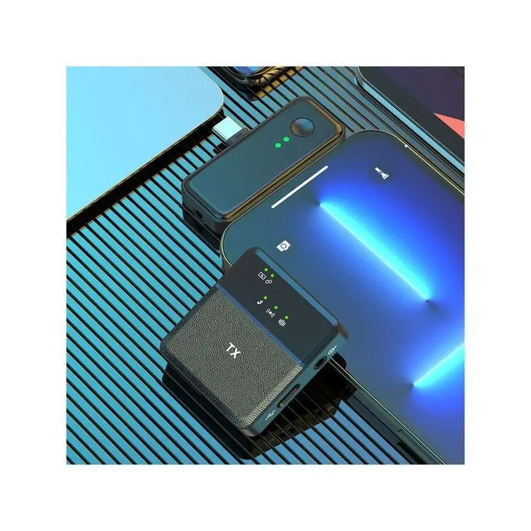 Wireless Lapel Microphone Noise Reduction Wireless Clip-on Microphone SX31 Dual HD Sound Mic Wireless Lavalier Microphone