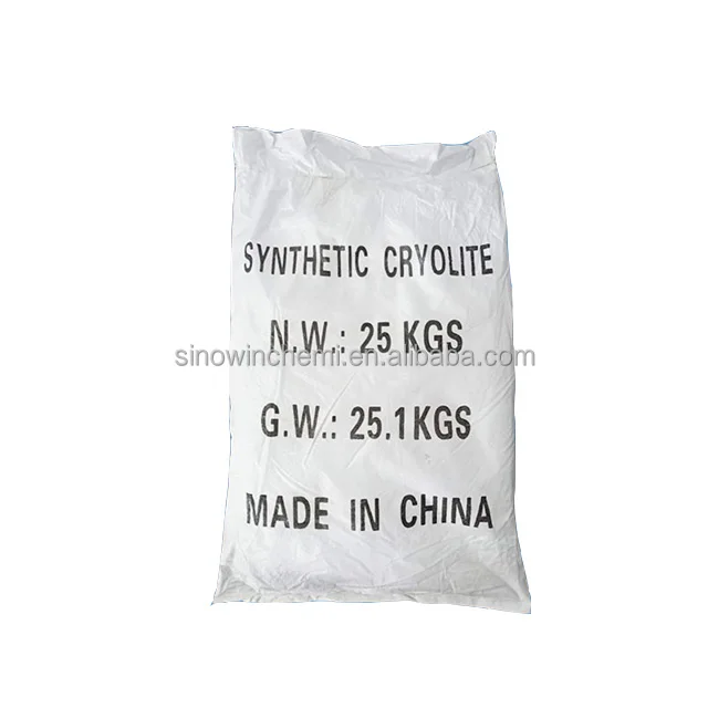 CAS 13775-53-6 Industry Grade 99% Cryolite Formula kalf4 Cryolite For Sale