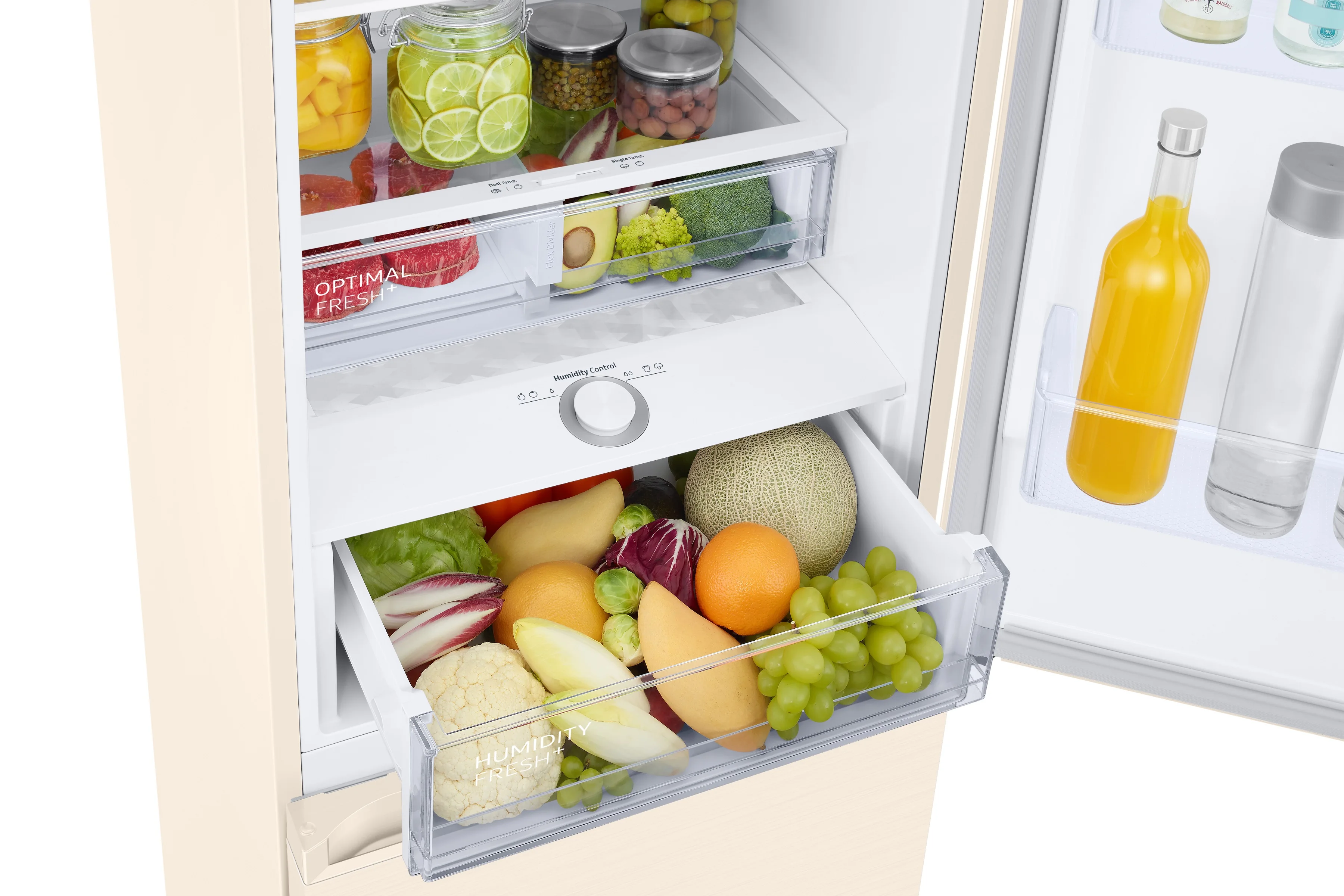 Бренд Samsung Combi холодильник с морозильной камерой EcoFlex AI RB38C603DEL/EF Total No Frost 2 м емкость 390л энергоэффективность Wi-Fi интегрированный