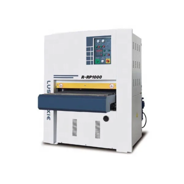 ZICAR 100cm width wild belt sander sanding  machine with two stations wood sander for mdf solid board  lijadora de madera