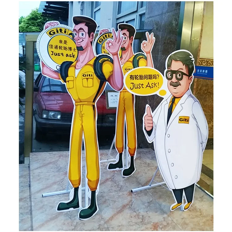 DJ Printing POP Life-Size  Cardboard Cutouts Merchandising Display Standee