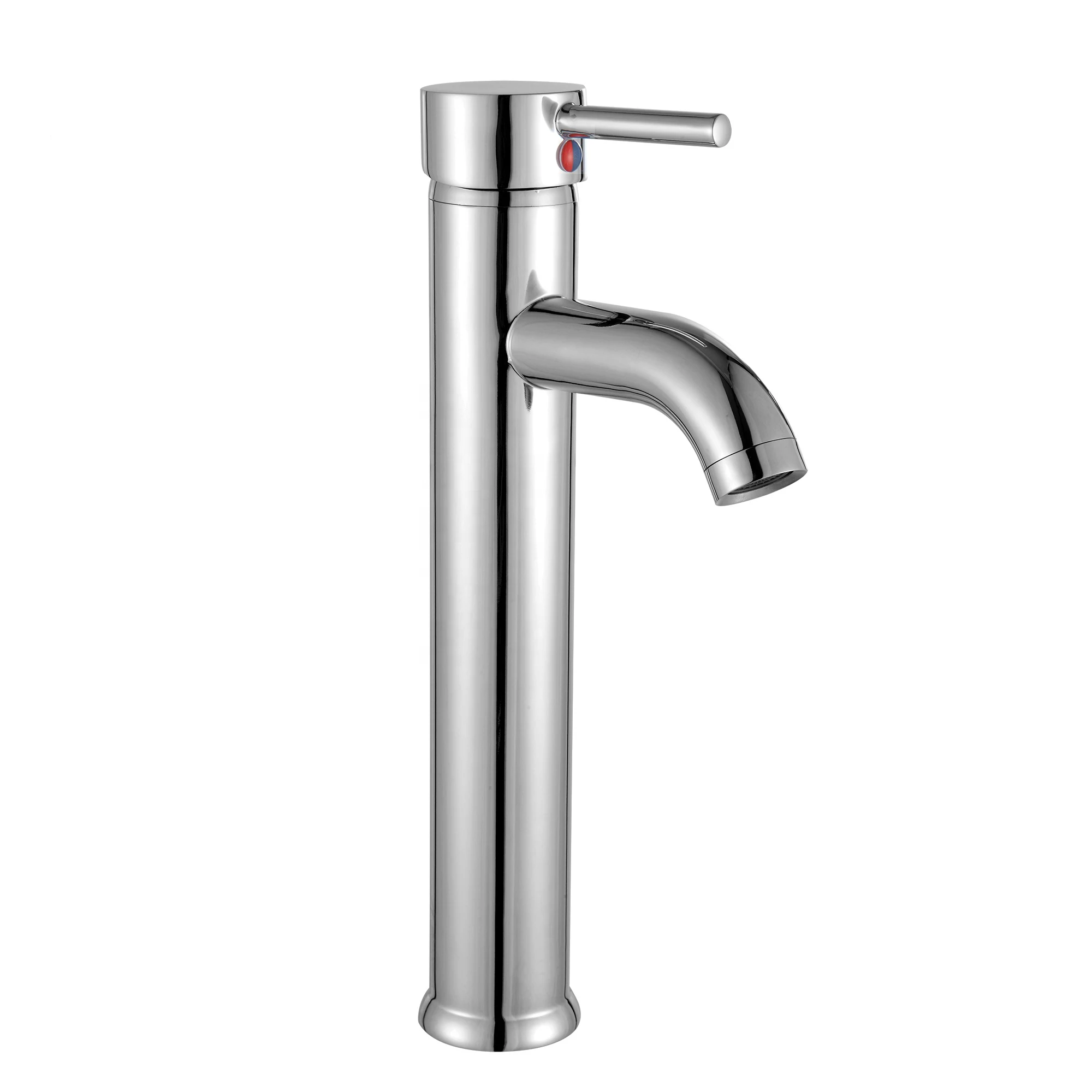 CYEN 2022 Hot Sales Single Handle Single Hole Deck Mounted Brass Body Hot Cold Water Mixer Chrome Plating Basin Water Taps