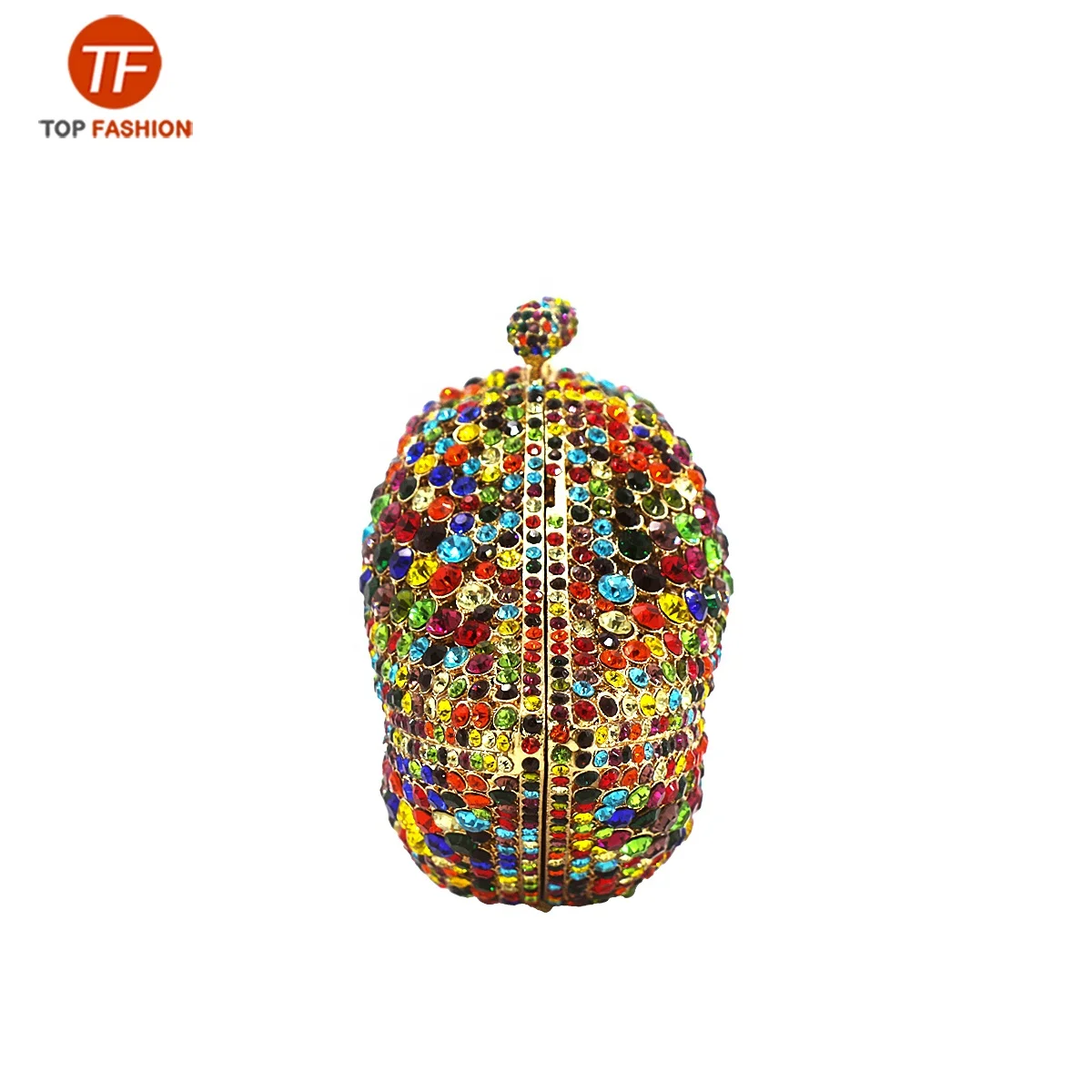 China Factory Wholesales Luxury Crystal Rhinestone Clutch Evening Bag 3D Lip Minaudiere Purse