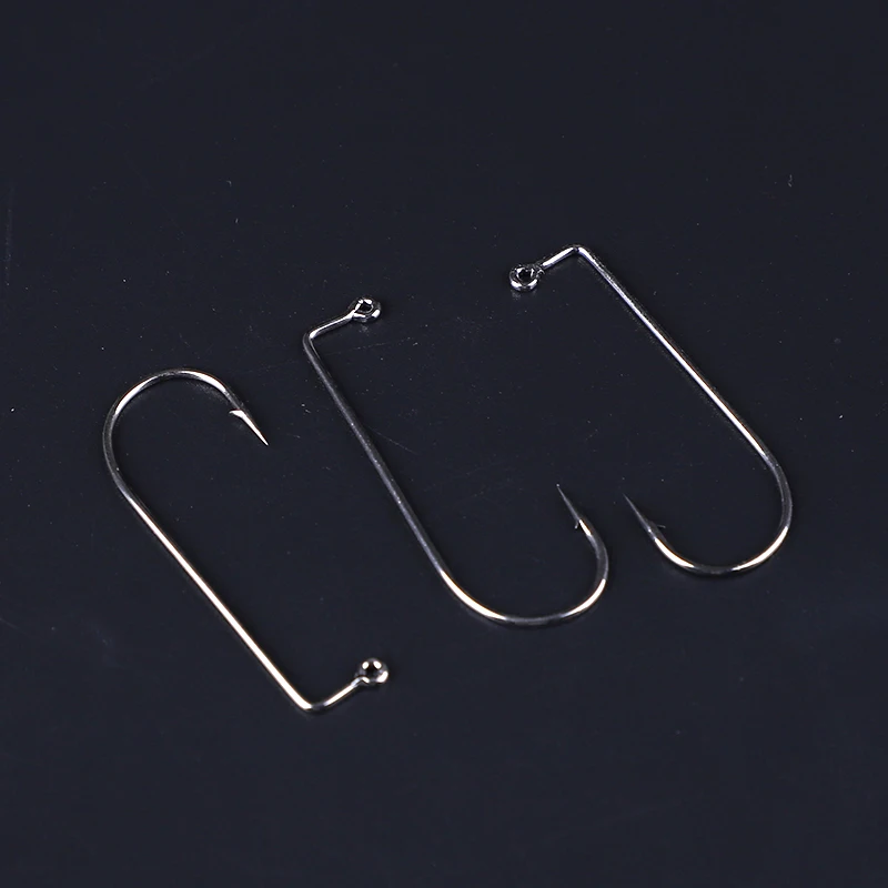 TAIGEK Quality 1X 2X Strengthen Jig Head Hooks Worm Fishing Soft Baits Hook