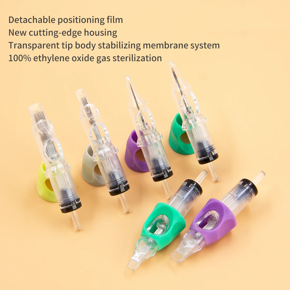 New Source Factory Wholesale Tattoo Needles Cartridge Membrane Sealed Tattoo Needles Permanent Makeup Tattoo Cartridge Needle