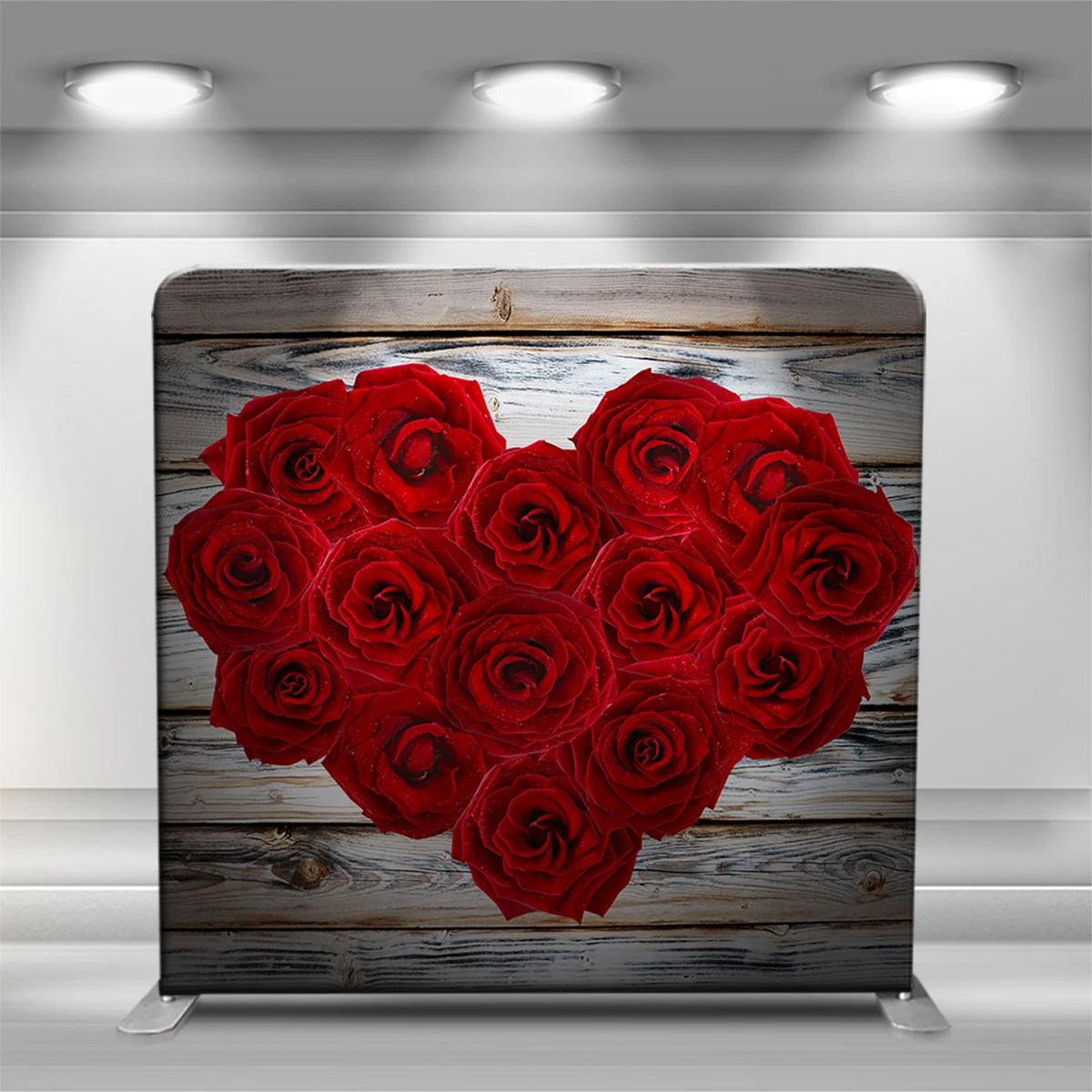 8 футов алюминиевая трубка стенд натяжение ткань Вечеринка события фото