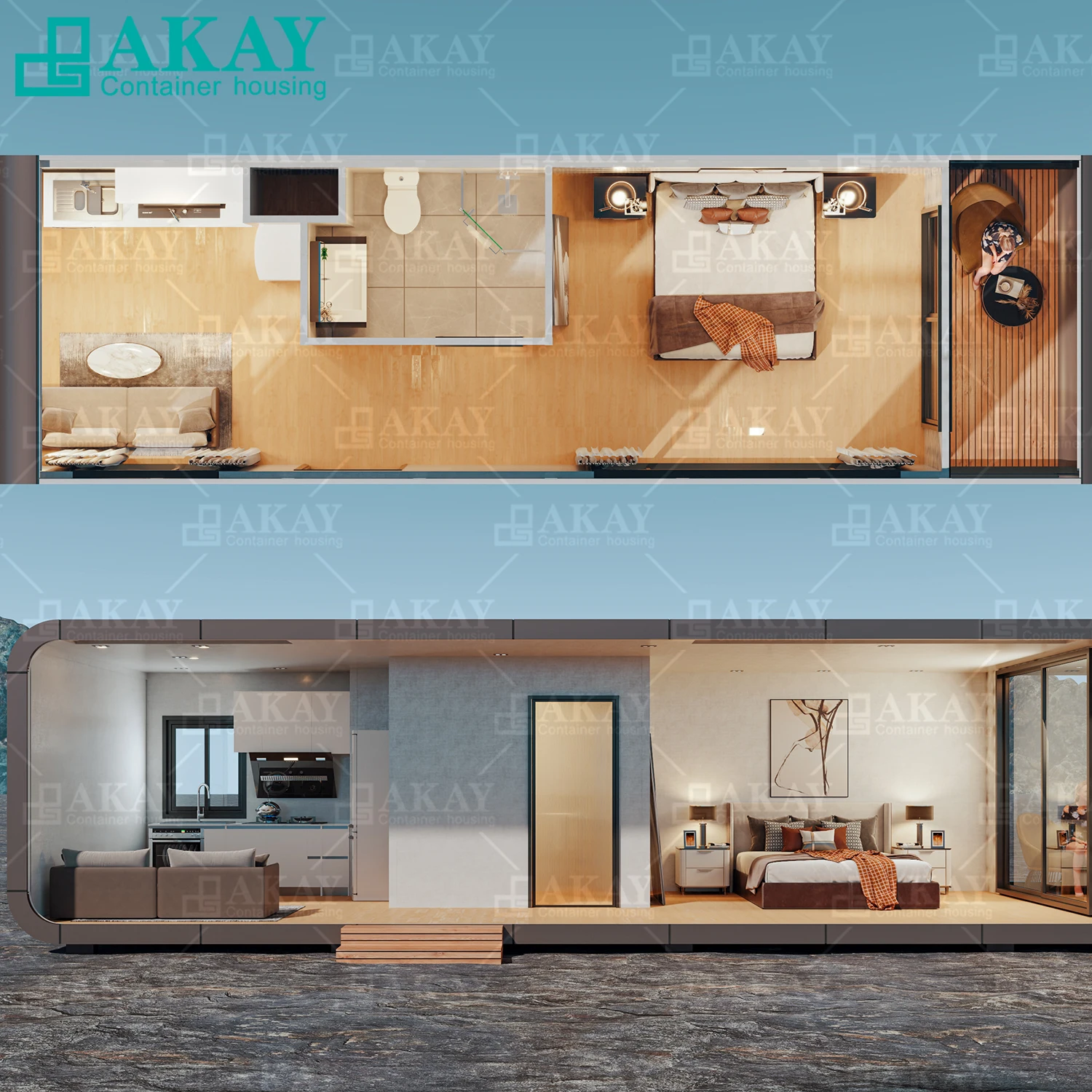 AKAY Luxury Prefabricated Capsule House a High-End Prefabricated Home