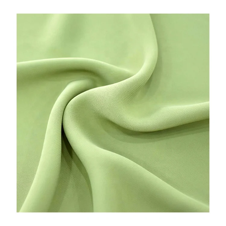 Cheap Price Bengal Polyester Solid Green Abaya Fabric