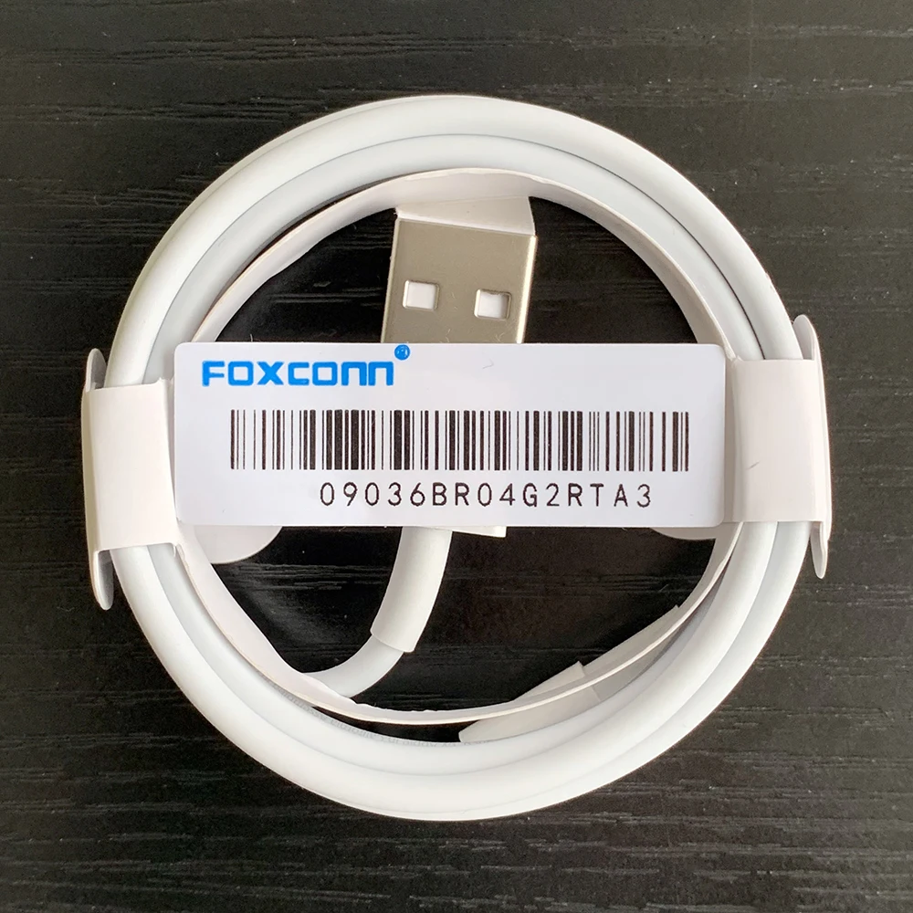 
For iphone apple foxconn cable phone charger charging usb data cable for iPhone 6 7 8 Plus x xs XR 11 12 