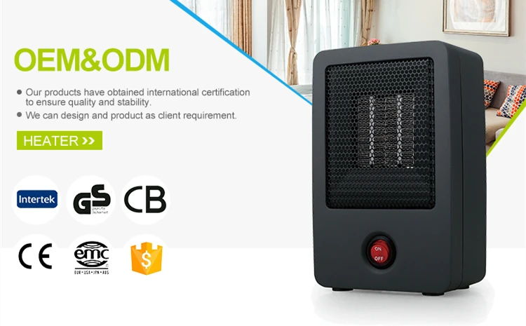 200W Energy Saving Electric Hand Heater Personal PTC Ceramic Mini Fan Heater For Office