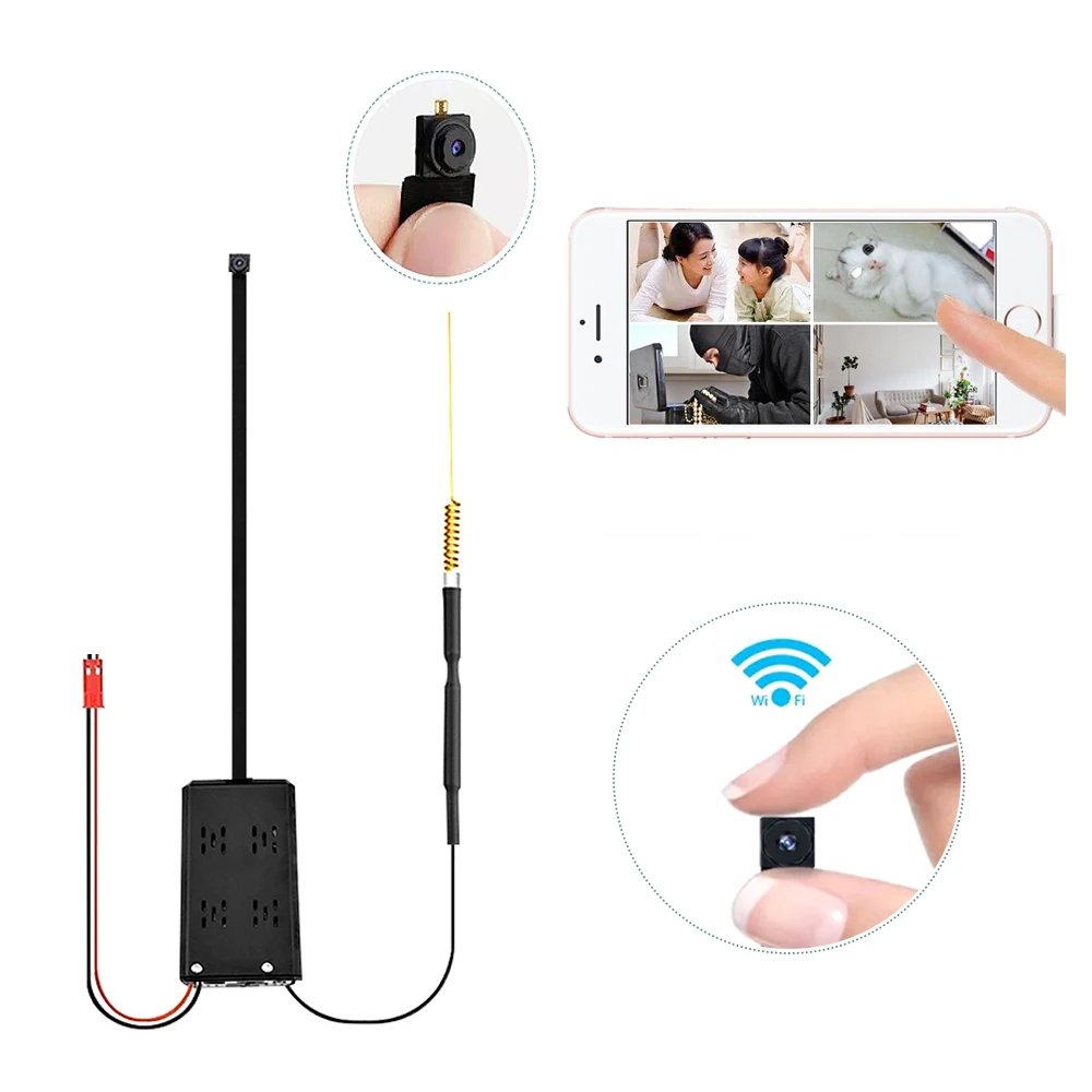 4K Portable Mini WiFi IP Camera P2P Wireless Cam DVR Video Recorder Motion Detection App Remote Viewing