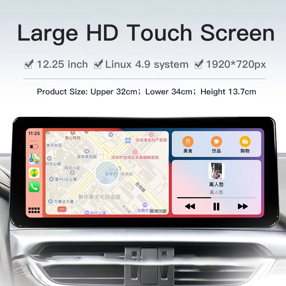 Autoabc 1920*720 10.25 Inch Linux Systemtouch Screen Carplay For Bmw 3 Series E90 E91 E92 E93 Head Unit Linux Car Stereo Radio