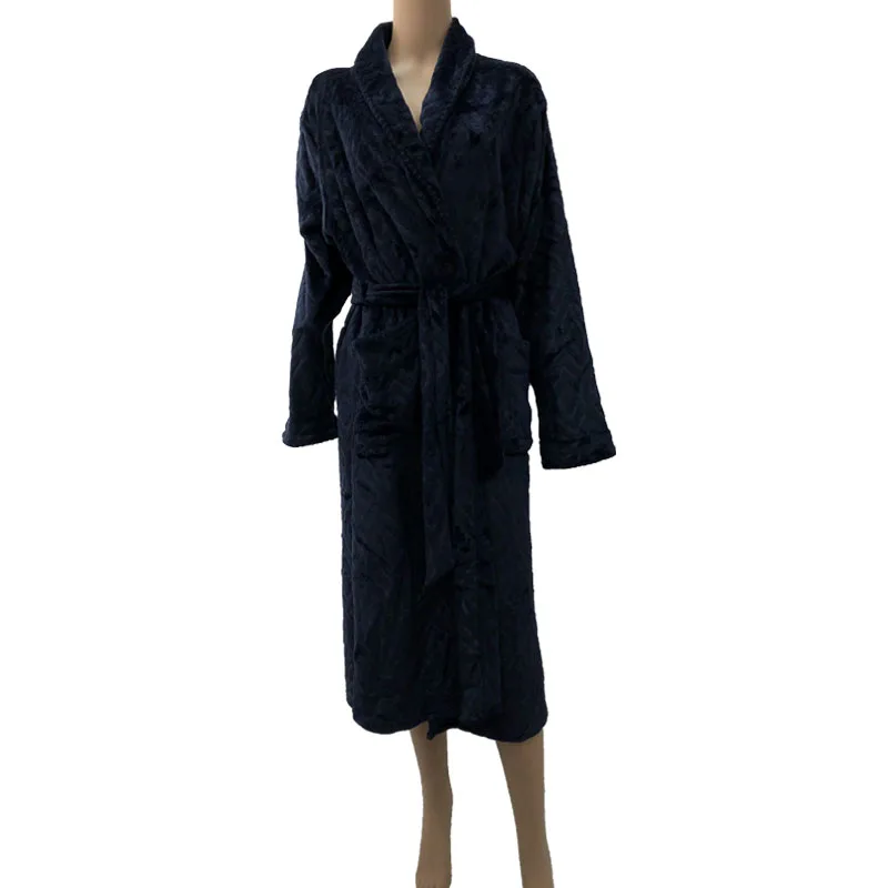 Фабричная оптовая продажа Женский бархатный халат с тиснением кораллов