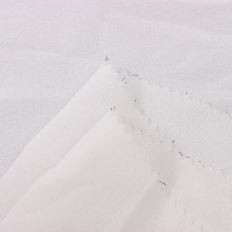 Hot sale environmental production Chiffon fabric 2026 Habijabi chiffon silk fabric 100% rpet for lady wear