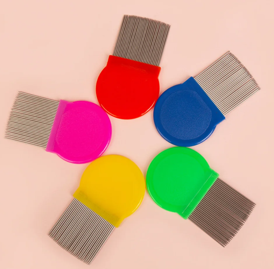 Factory Wholesale Pet Lice Comb Tick Removal Tool Stainless Steel Teeth for Dogs Cats Grooming