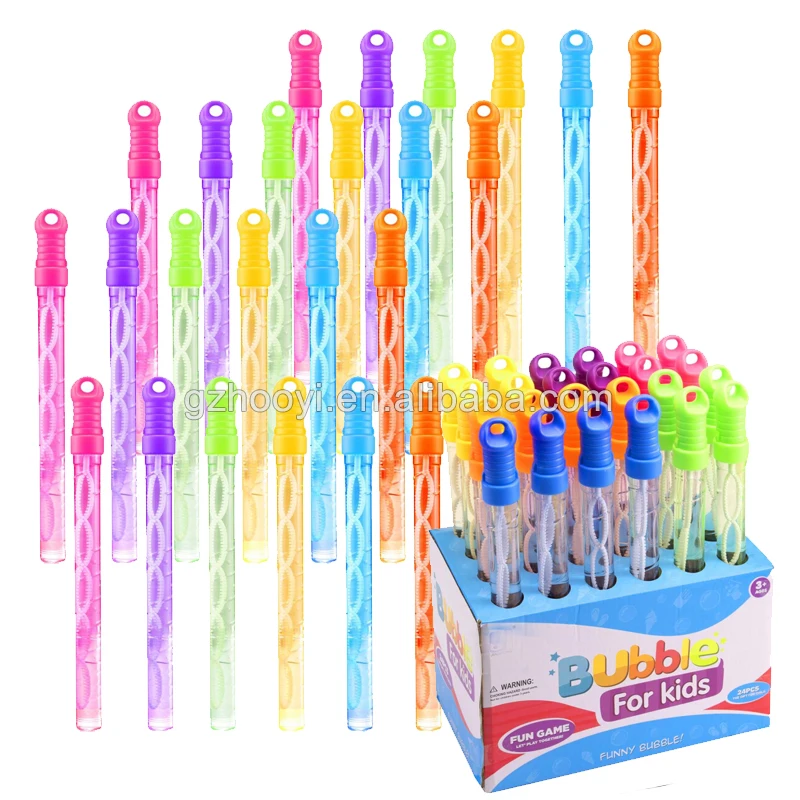 24 Pack Big Bubble Wands Bulk for Summer Toy Outdoor&Indoor Activity Use Easter Bubbles Party Favors Supplies for Kids