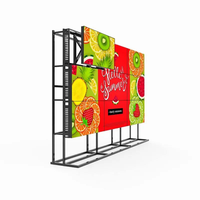
Direct factory 2x2 2x3 4x2 advertisement multi lcd video wall display screens vertical monitor 55 inch videowall 