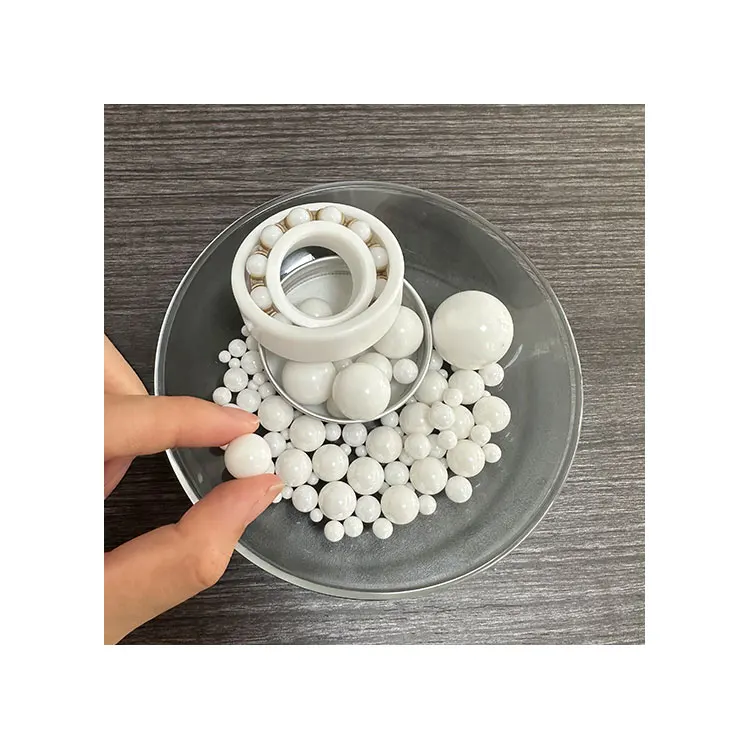 High Alumina  Hot sales 3mm 10mm 25mm 25.4mm 90% zro2 ceramic ball Zirconia Ceramic Balls