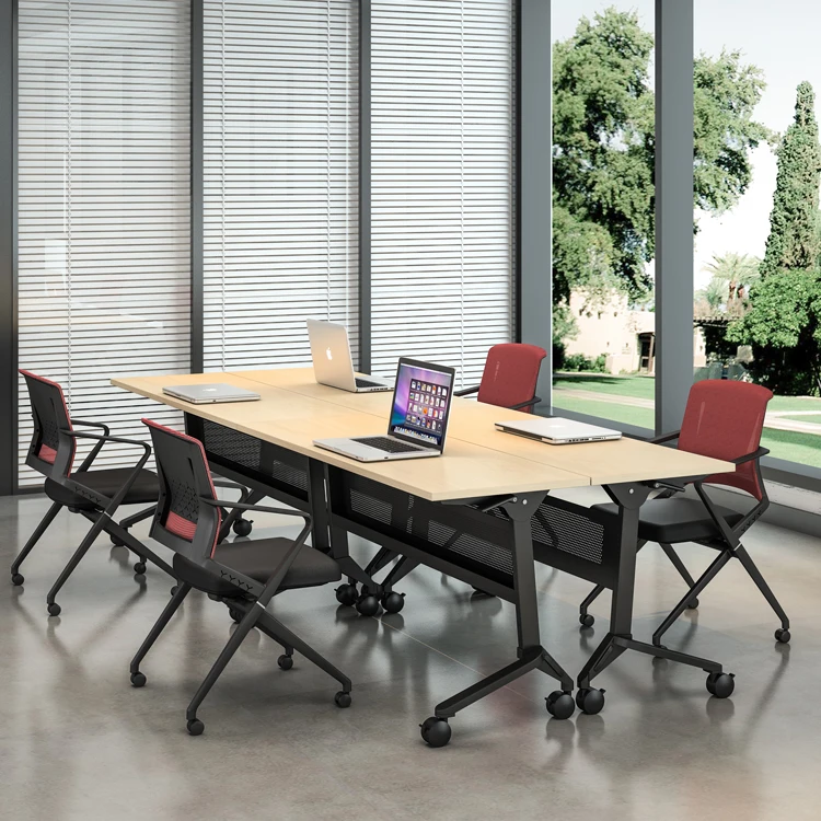 
Best Sell Office computer desks foldable training table adjustable desk hardware table leg 