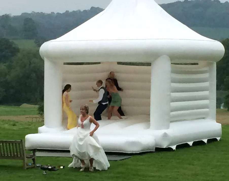 Best quality Inflatable Jump House Wedding Jumping Castle All white Bouncer For Sale