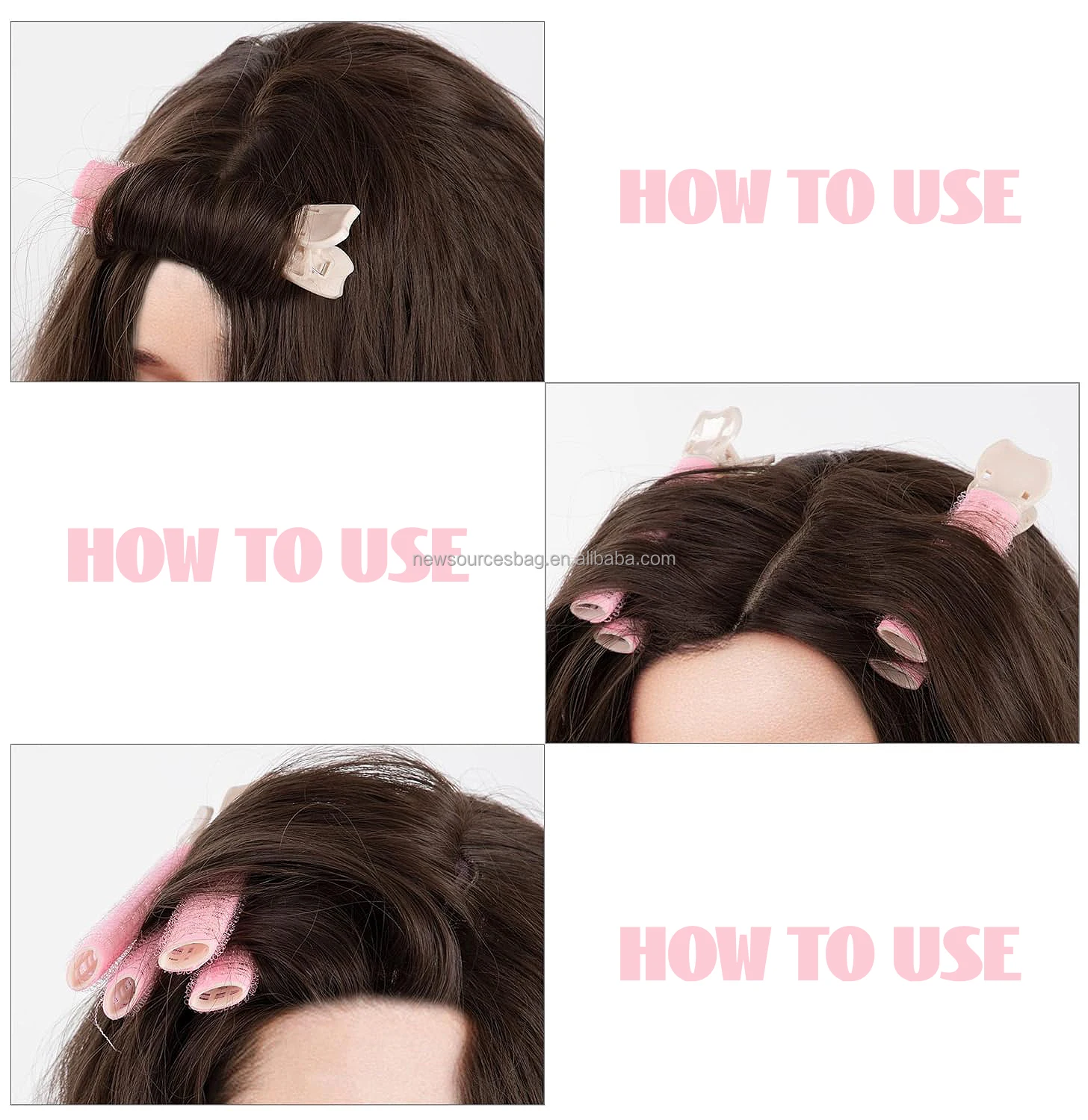 velcroes hair clips for volume volumizing hair root clips for women DIY hair styling tool