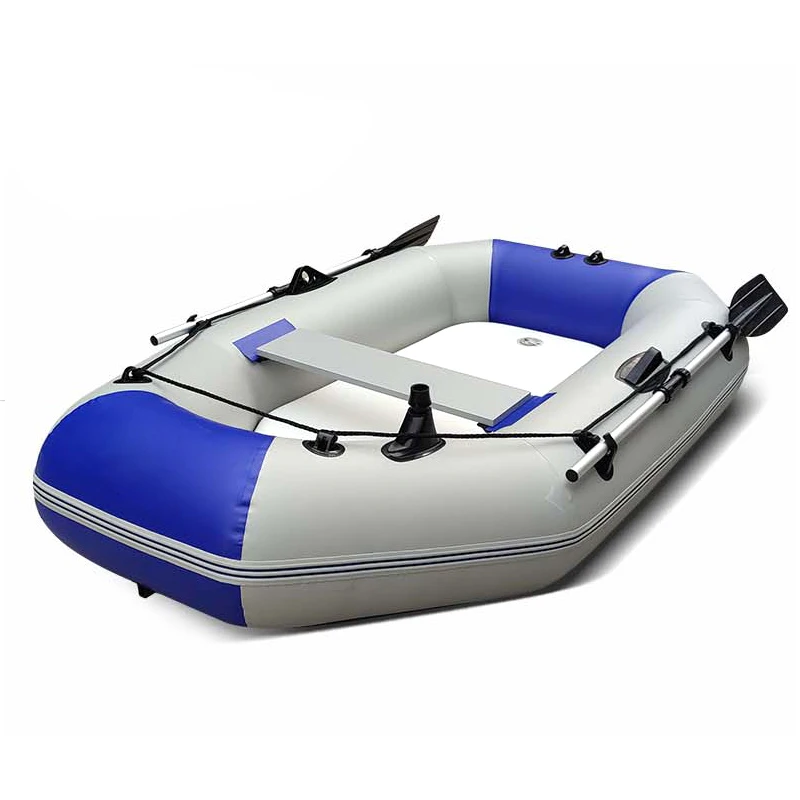 paddle dinghy 2 & 4 people rigid inflat trailer inflatable pontoon fishing sport boat
