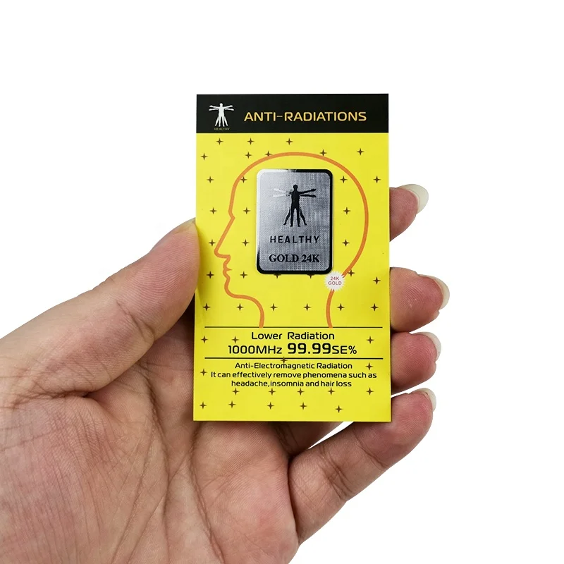 EMF Protection Anti Radiation Quantum Shield Sticker for Cell Phone/iPhone/WiFi/Laptop-All Devices