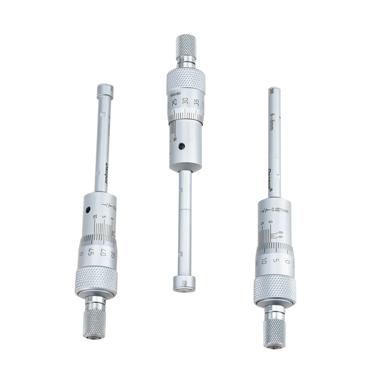 Dasqua 6-12mm Three Point Inside Micrometer Set For Blind-holes And Through-holes