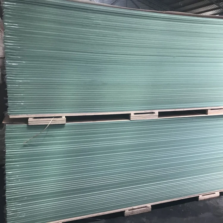 15mm 18mm Moisture Resistant Waterproof Green HMR MDF Board for furniture
