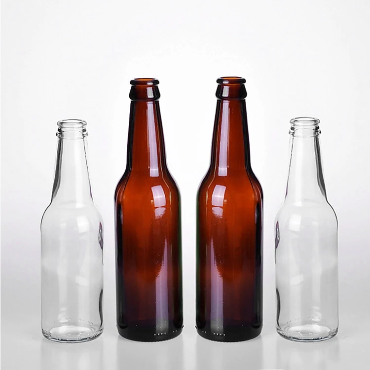 Factory direct supply 330ml beer bottle brown Belgian white bear milk tea fresh beer packaging bottle wholesale