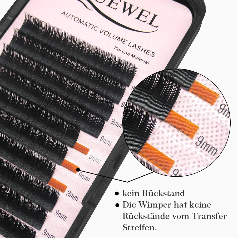 Quewel Lash Wholesale Easy Fan Eyelash Extension Private Label Eyelash Extension Easy Fan Volume Fans
