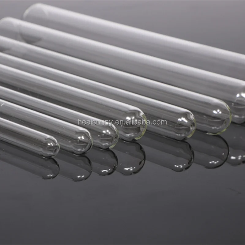 Round Bottom Borosilicate Glass Test Tube With Cork Lid 20*200 mm glass test tube with cork stopper