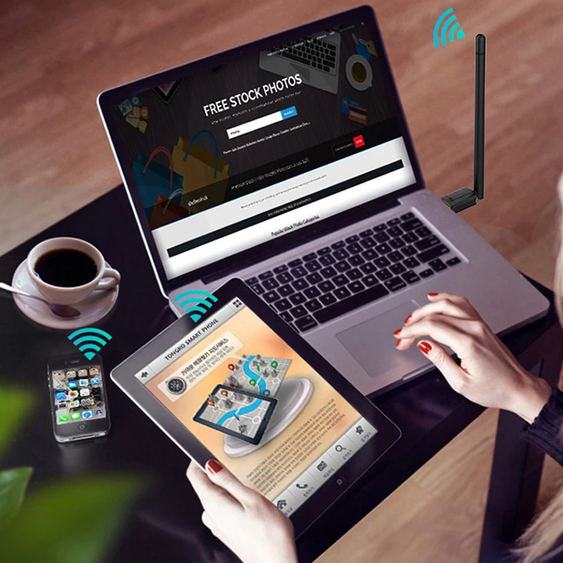 150 Мбит/с беспроводная сетевая карта USB WiFi EP-MS8552s адаптер беспроводной