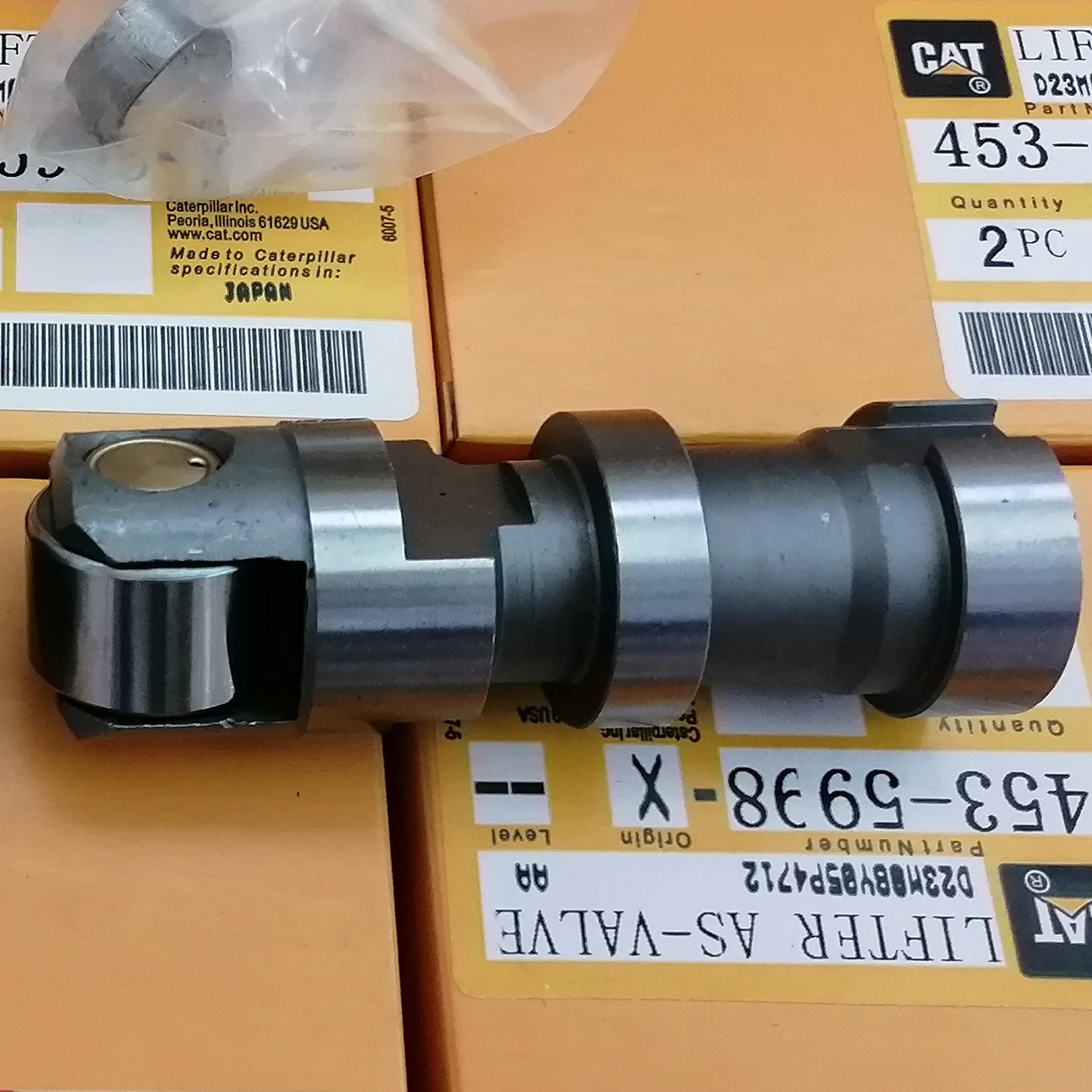 453-5998 4535998 163-2437 1632437 для C9 C-9 двигателя Толкатель клапана CAT330D 336D детали