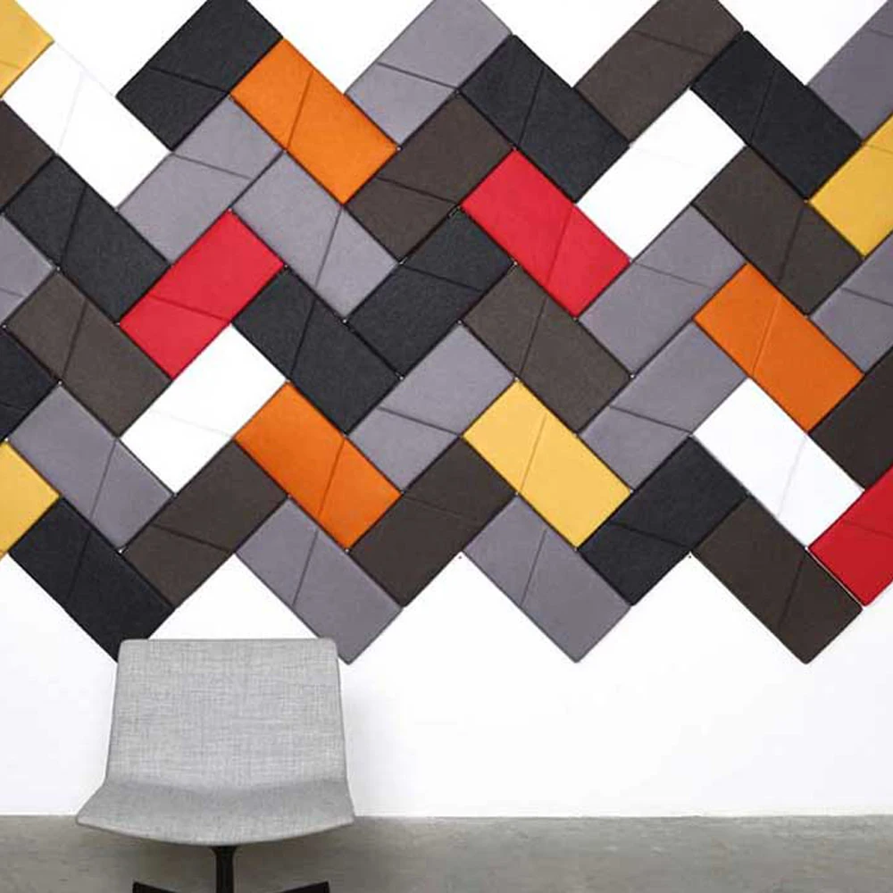 Custom Soundproof Fabric Acoustic Sound Wall Panel