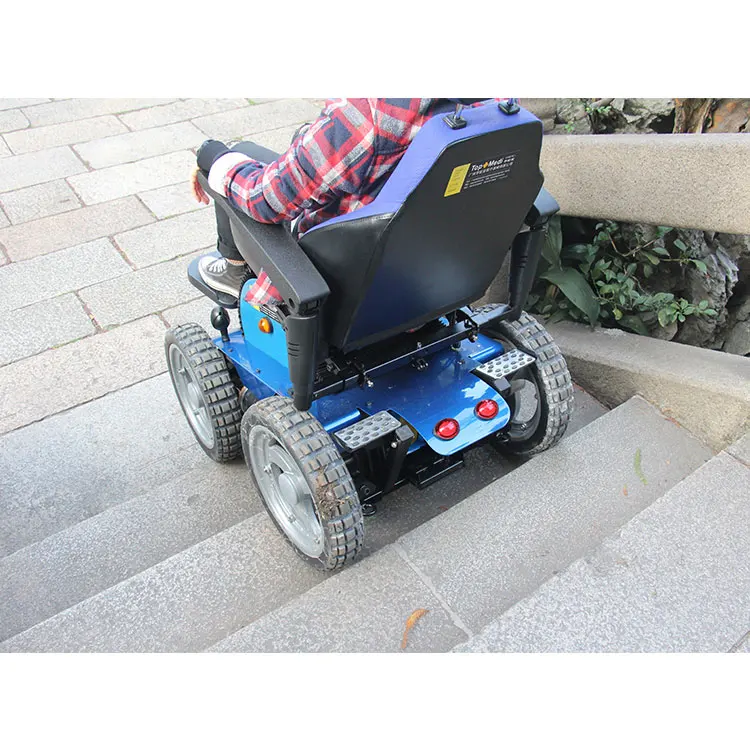 Strong capacity with electromagnetic brake seat size optional electric wheelchair conquer a variety of terrain 1350W*2  -BZ-O01