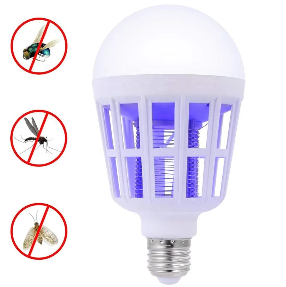 
Bug Zappers Light Bulb 2 in 1 Mosquito Killer Lamp E26/E27 Light Bulb 