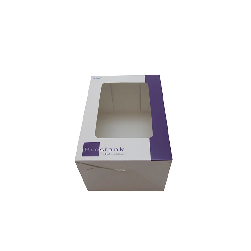 Personalized Custom Cardboard Euro paper packaging craft Kraft box with window