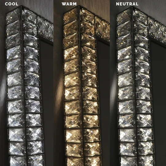 Fashion Luxury LED Light Hair Beauty Salon Furniture Mirror for Barber Shop