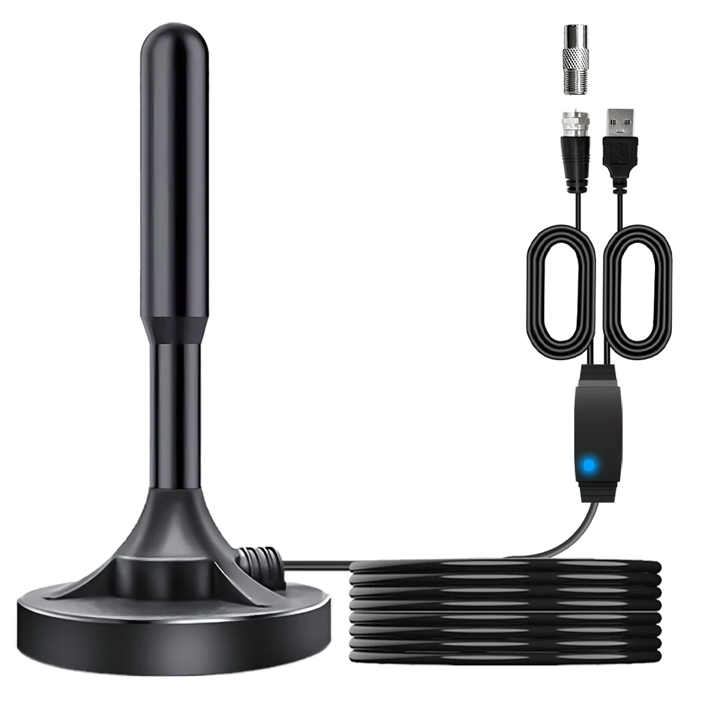 Magnetic Base TV Antena high gain hdtv antenas tv aerial hd dvbt antenna dvb-t uhf outdoor digital Indoor Tv Antenna