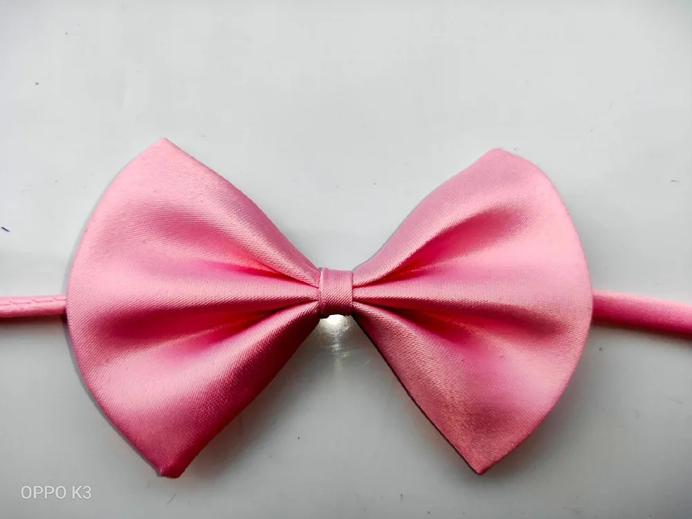 Children wholesale cheap Plain satin  perform bow tie pet bow tie baby tie