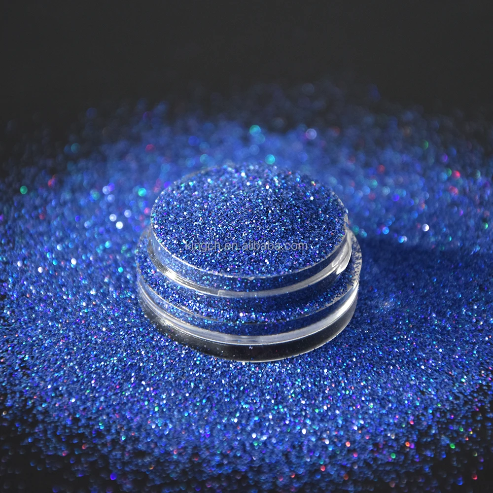 wholesale 0.1mm polyester holographic gold fine glitter powder