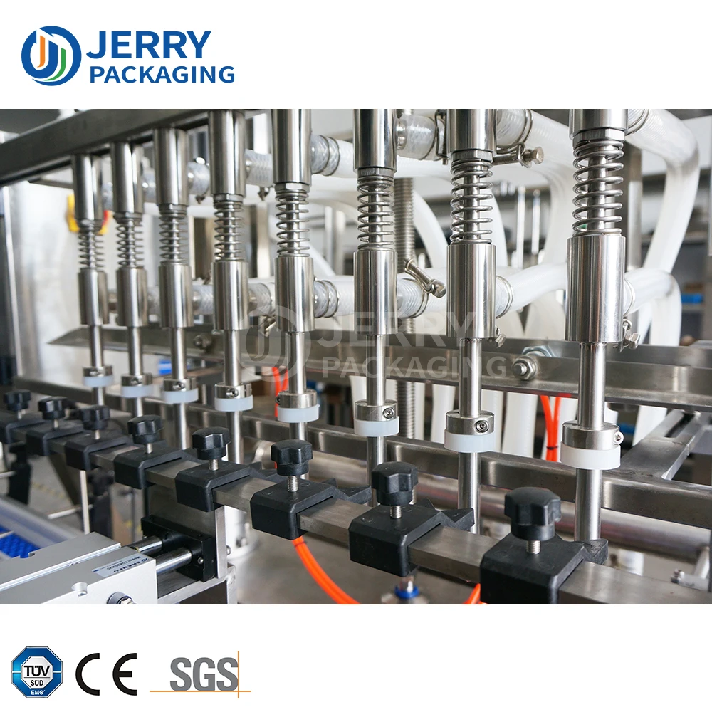 Automatic Linear Overflow Filler Red Spirits Wine whiskey Vodka Liquor Drinks Liquid Glass Bottle Filling Capping Line Machine