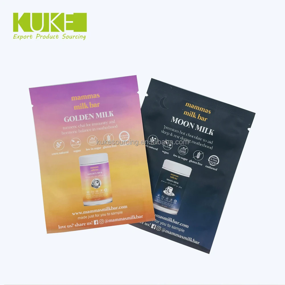 sealable pouch pre-roll tube packaging puncture proof 8ml sachets zip mylar bag small proof plastic vanilla beans pods packaging